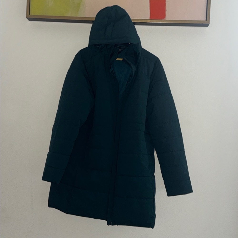 Swiss Tech Women's Puffer Jacket - Forest Green